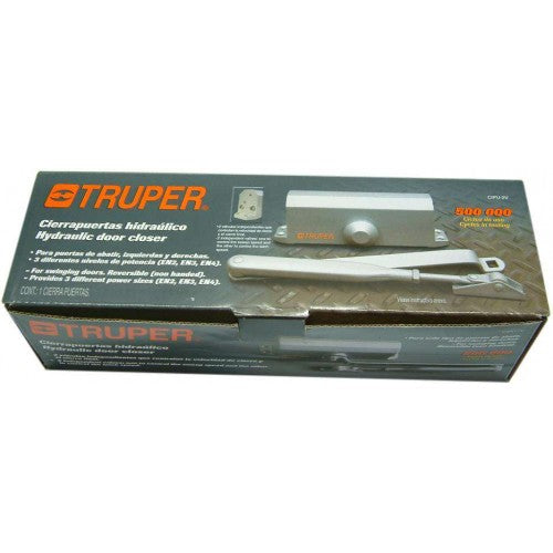 Truper Door Closer Silver Grey 80kg Capacity