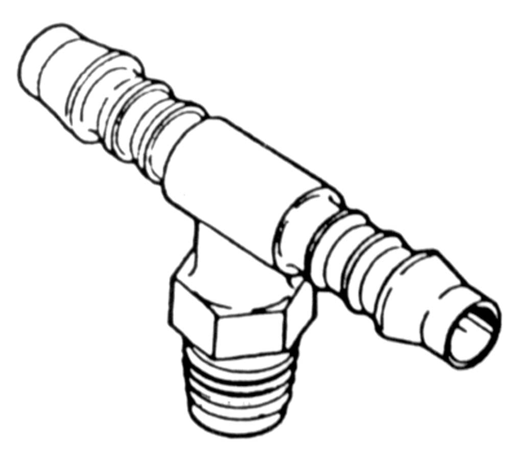 Norma T Taper Thread Connector 1/8in X 4mm Id Hose