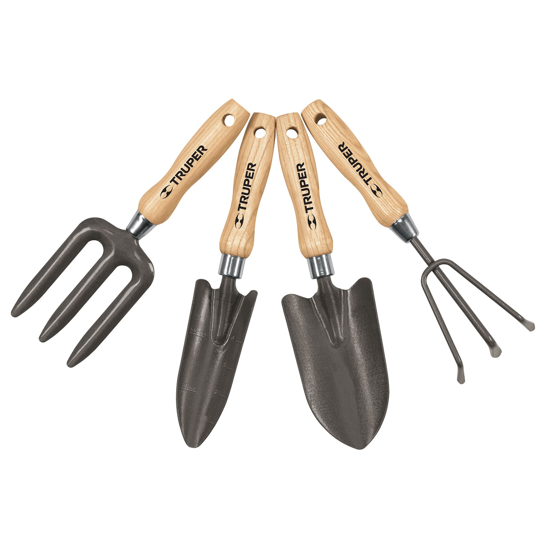 Truper Garden Hand Trowel Set in Colour Box 4-pce