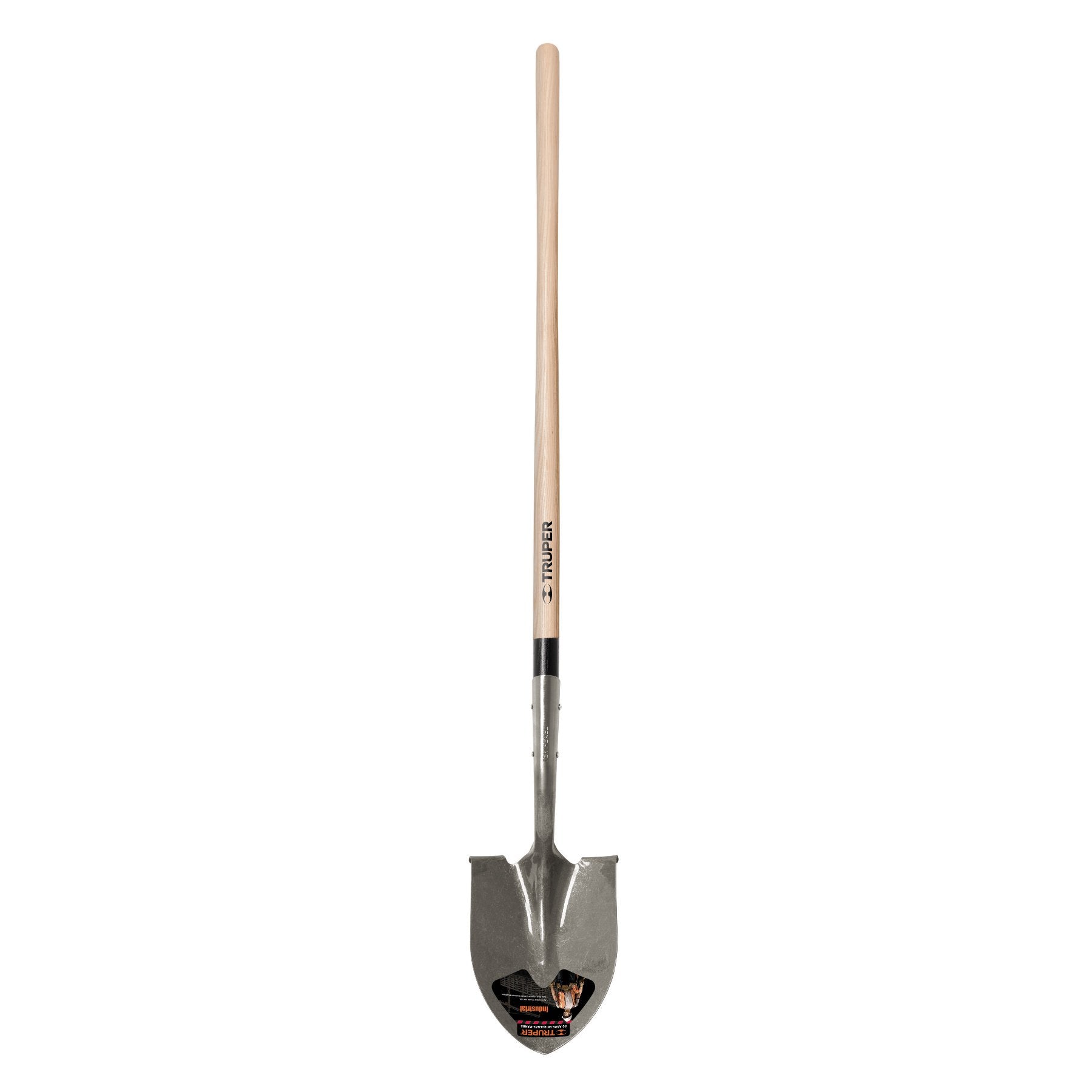 Truper Shovel Long Handle Round Mouth - industrial Grade #2