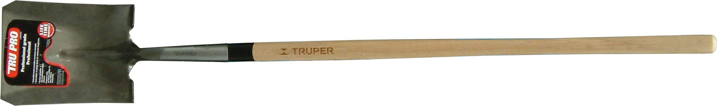 Truper Shovel Long Handle Square Mouth - industrial Grade #3