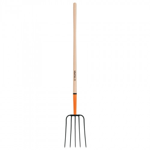 Truper Manure Fork with Long Handle 5-Prong