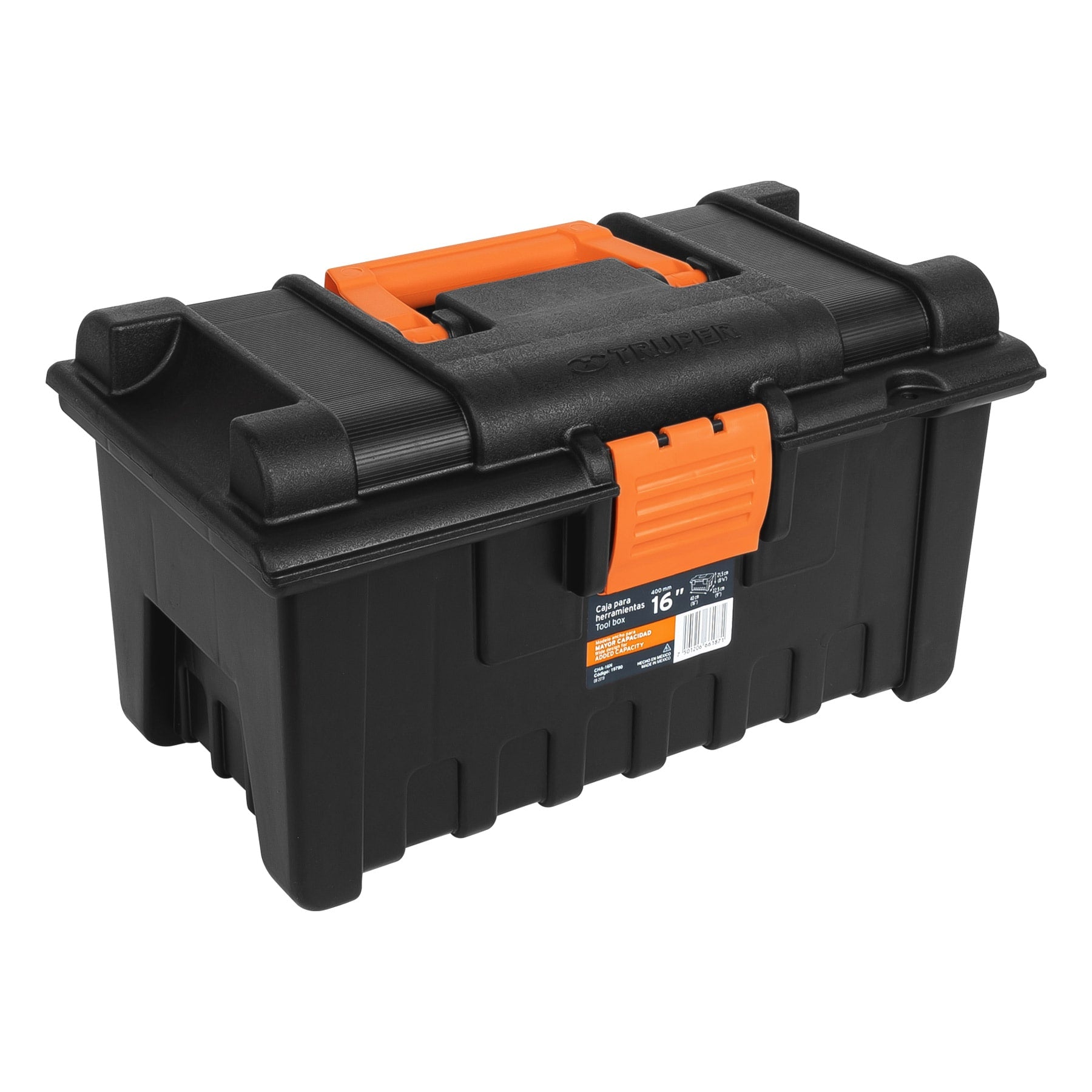 Truper Tool Box Plastic/ABS with Removable Tray 400mm