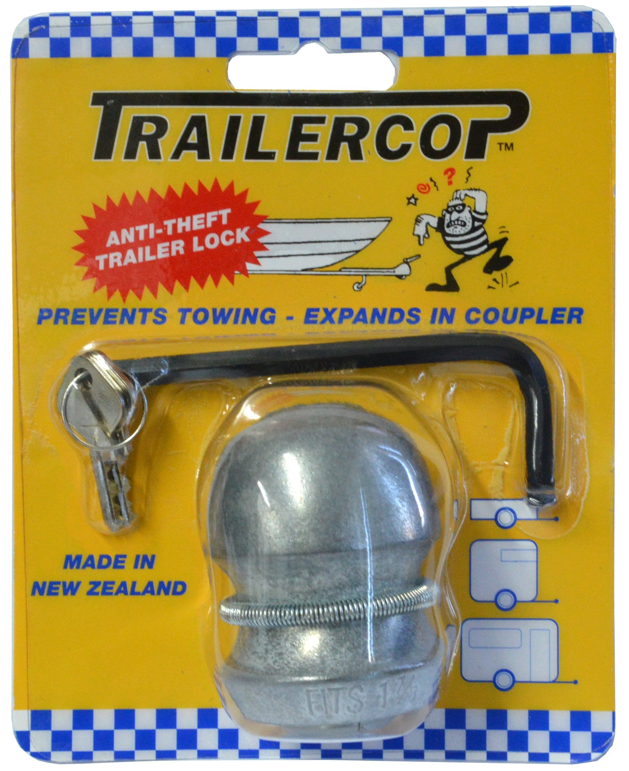 Trailer Cop - Anti-Theft Trailer Lock 1-7/8 inch