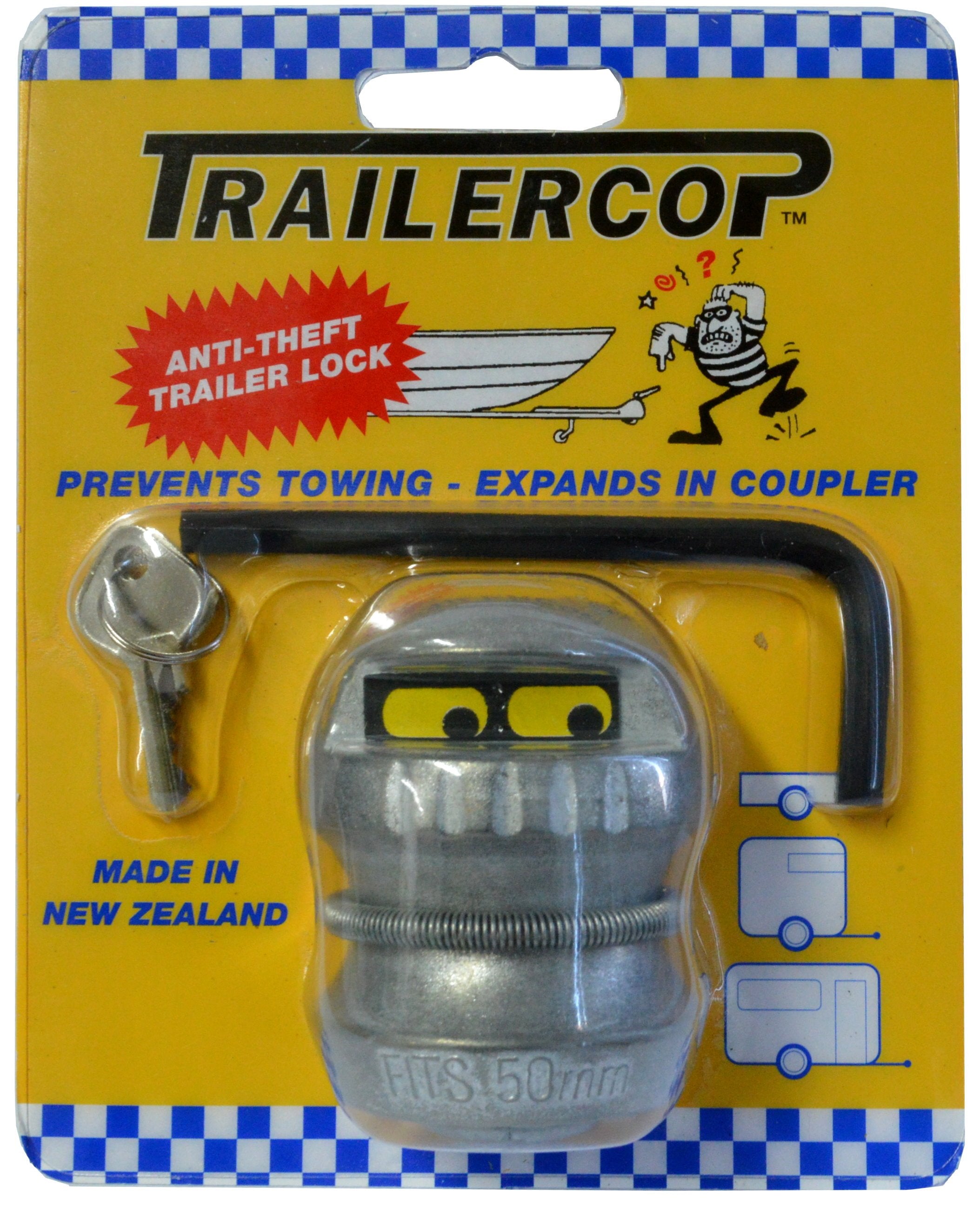 Trailer Cop - Anti-Theft Trailer Lock 2 inch