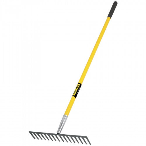 Truper Garden Rake with Fiberglass Handle 16T