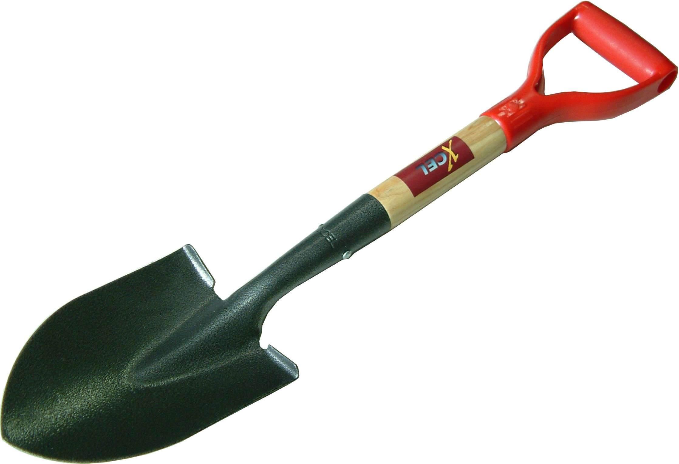 Xcel Trunk Buddy Shovel - Round Mouth Wood Handle