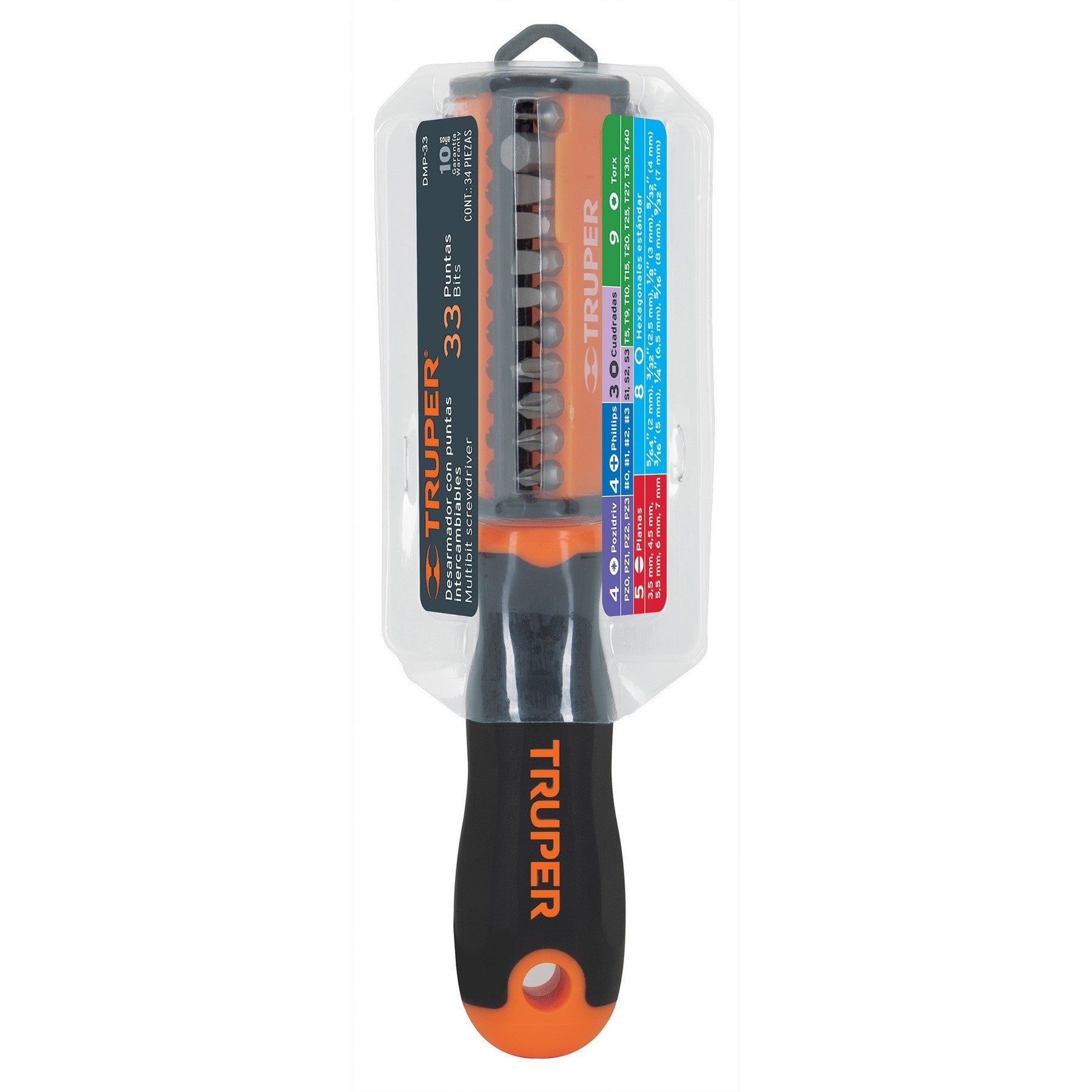 Truper Screwdriver with 33 bits 13595