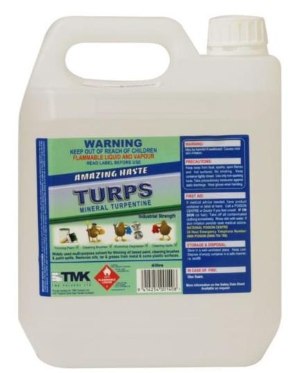 TMK Mineral Turpentine 4L