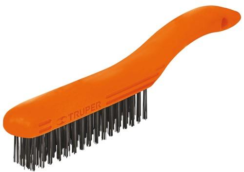 Truper Wire Brush Plastic Handle Steel Fill #402