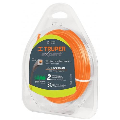 Truper Weed Trimmer Line Heavy Duty - Square Pattern 12m 2.7mm