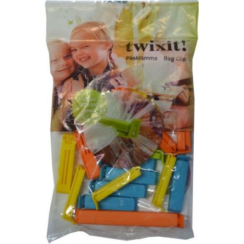 Linden Twixit Bag Clips - Assorted Sizes 20-pce