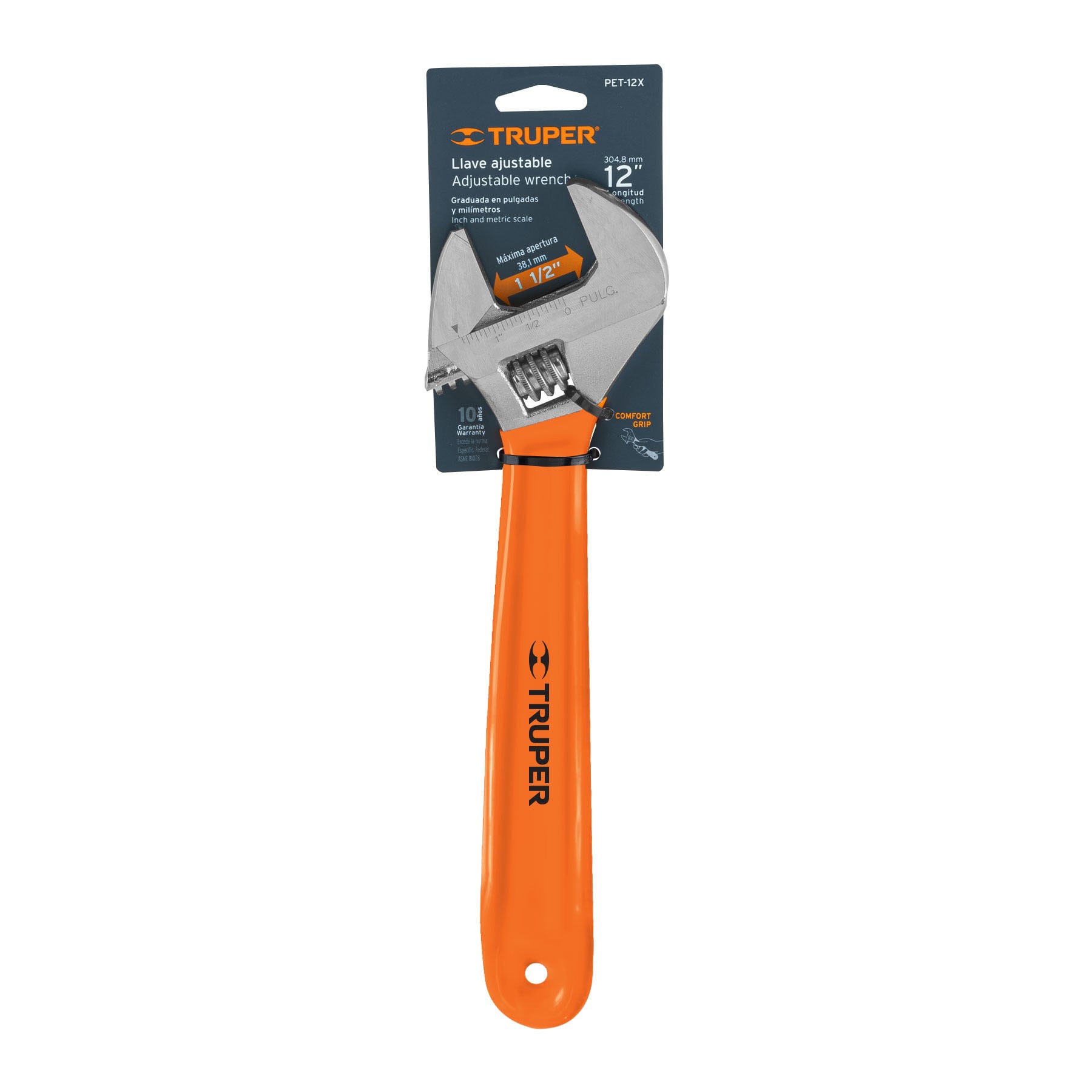 Truper Adjustable Wrench Professional - 300mm