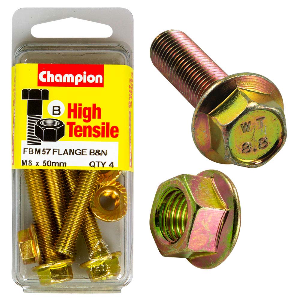 Champion Flange Bolt M8 X 50 B - Gr8.8