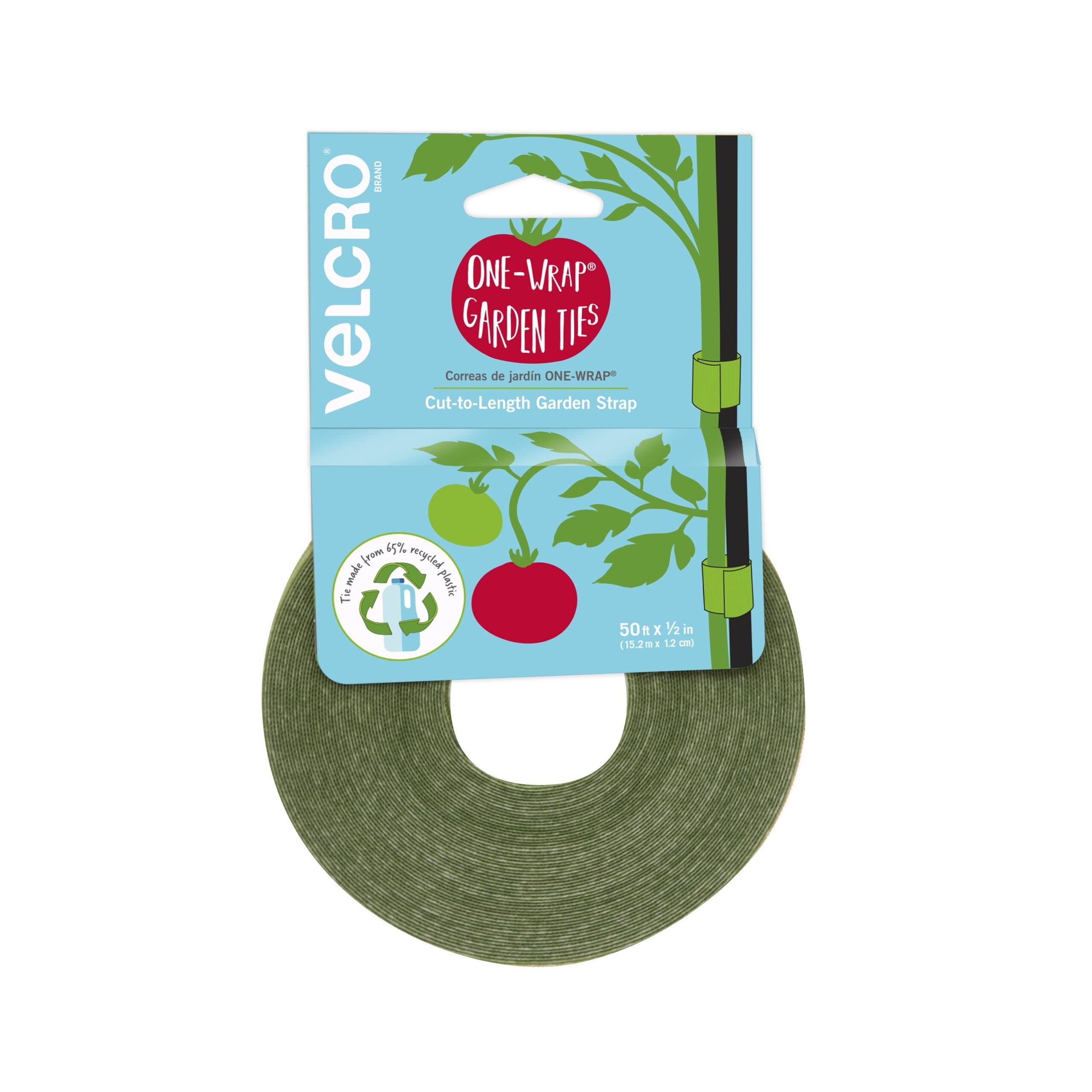 Velcro One Wrap Plant Tie 12mm x 15m Green