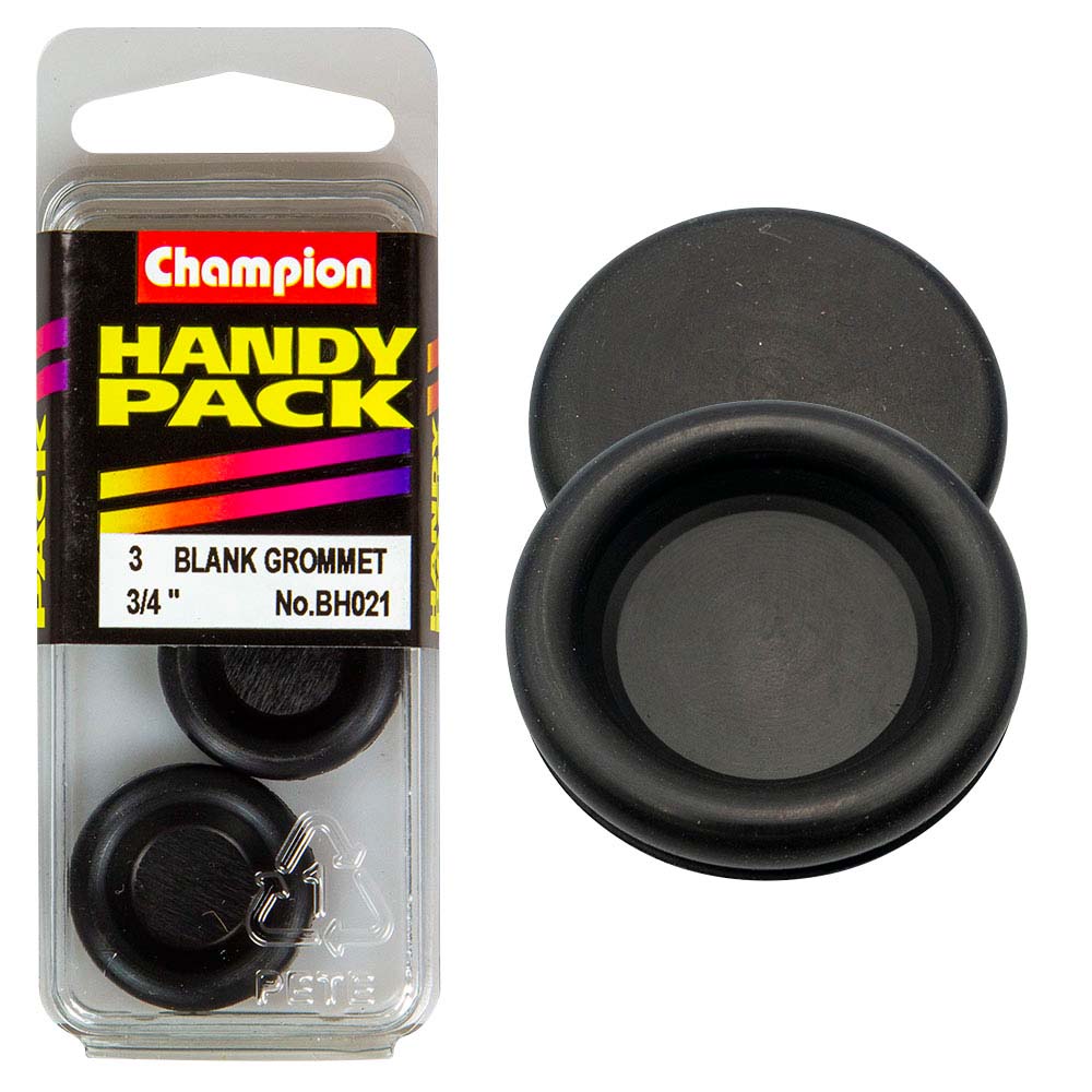 Champion Blanking Grommets 3/4in Panel Hole 3 pack