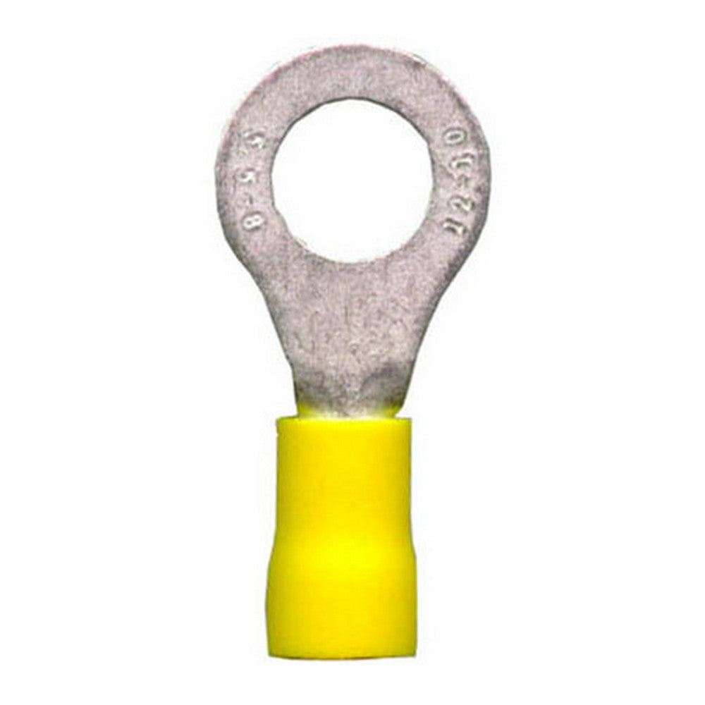 Yellow Ring Crimp Terminals 8.4mm