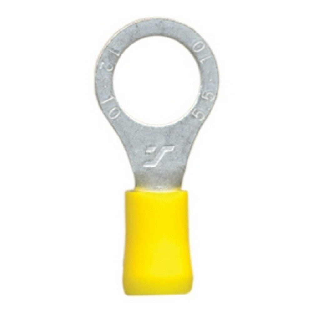 Yellow Ring Crimp Terminals 10.5mm