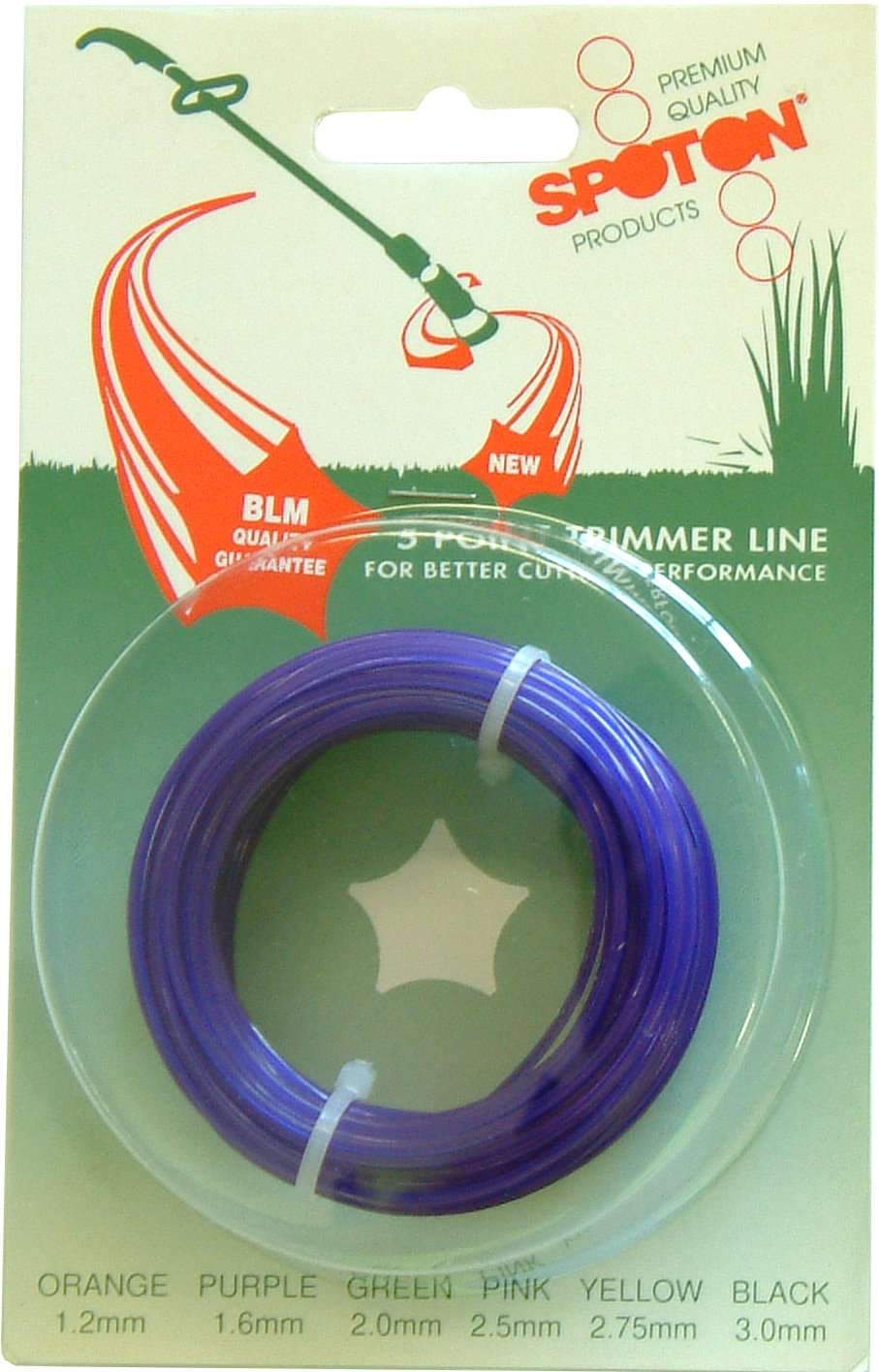 Spot-On Weed Trimmer Line - Purple 15m 1.6mm