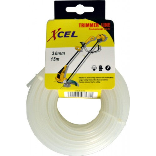 Xcel Weed Trimmer Line - White 15m 3mm