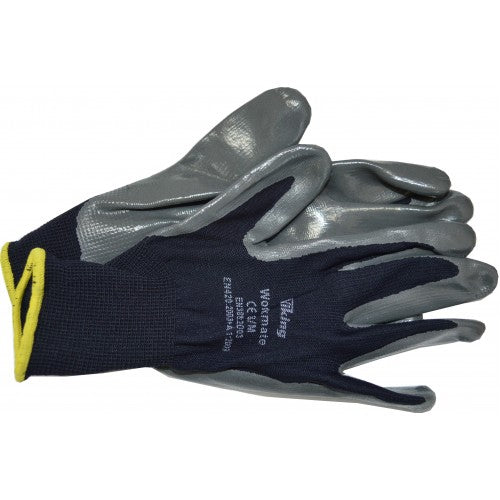 Viking Work Mate Nitrile Gloves - 12 Pair Pack Medium