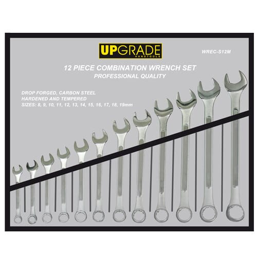 Upgrade WSWRC-CM120 Combination Wrench Set 8-19mm 12pc