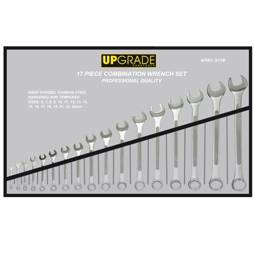 Upgrade WSWRC-CM170 Combination Wrench Set 6-24mm 17pc