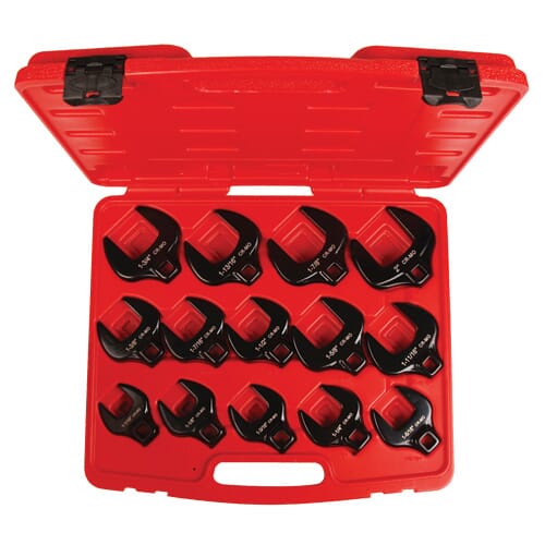 AmPro Crowsfoot Wrench Set 1/2 in Dr 1.1/16 in -2 in 14pc