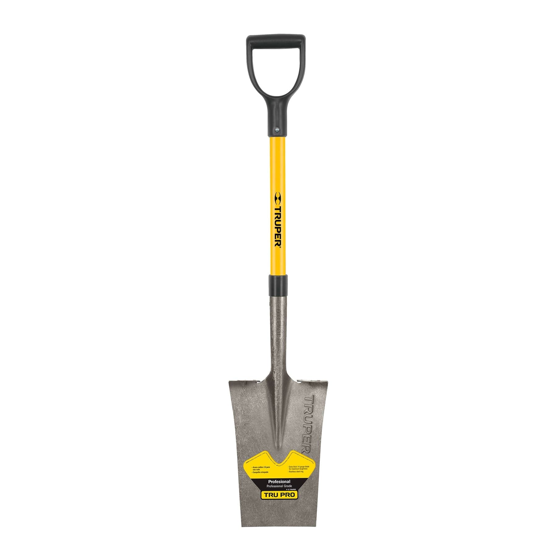 Truper Garden Spade with Fibreglass Handle & Poly D