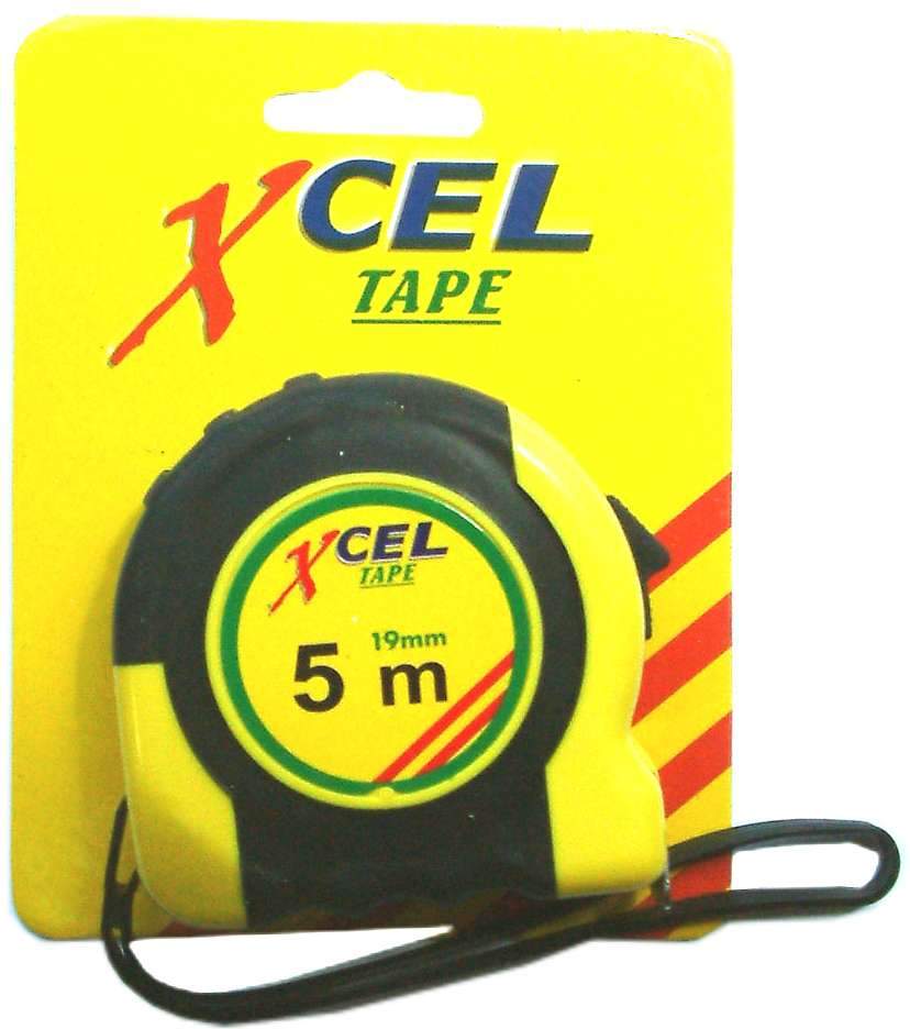 Xcel Tape Measure Blue/Grey ABS Case 25mm Blade - Metric/Imperial 8m/26ft