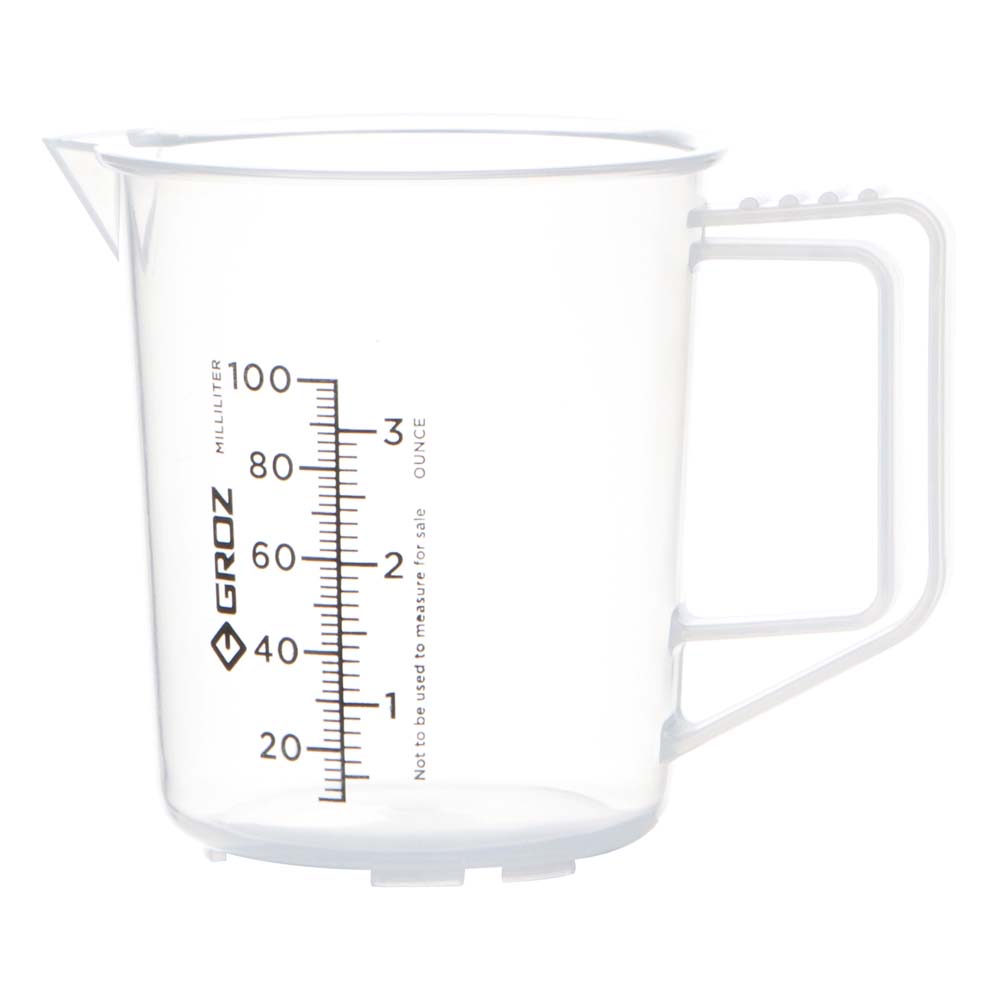 Groz Polypropylene Measuring Jug 100Ml