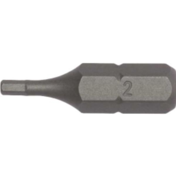 Teng 3Pc 1/4in Hex 4mm Hex Bit x 25mm L