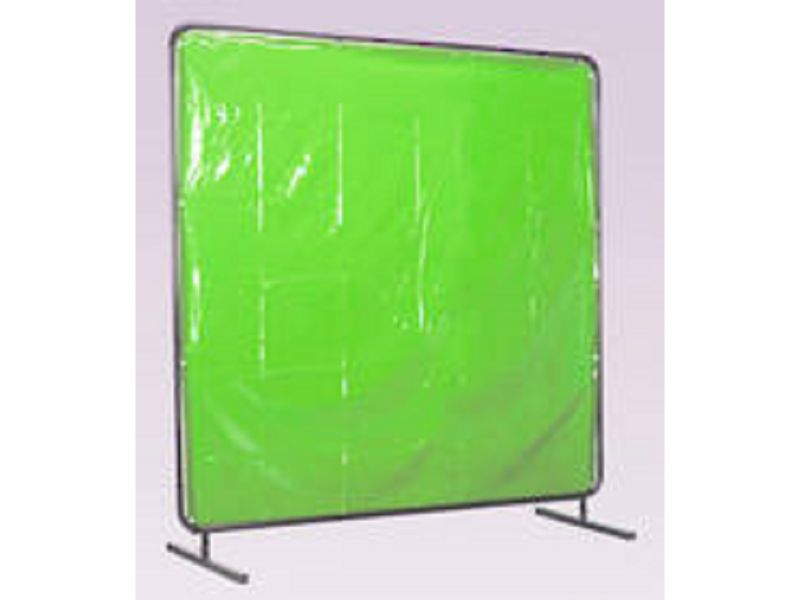 Welding Screen c/w Frame - Green