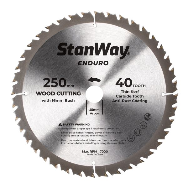 #250X40T 16-25Mm Enduro Sawblade