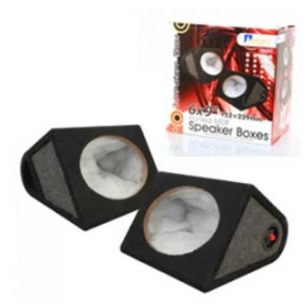 AERPRO SPEAKER BOX 6X9 PORTED BLACK CARPET PAIR