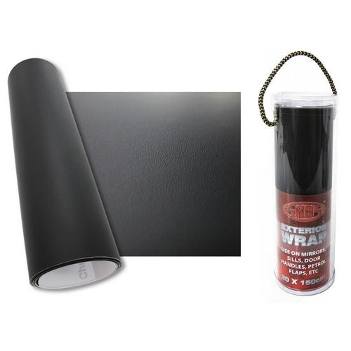 SAAS EXTERIOR MATT BLACK CARBON WRAP SMALL