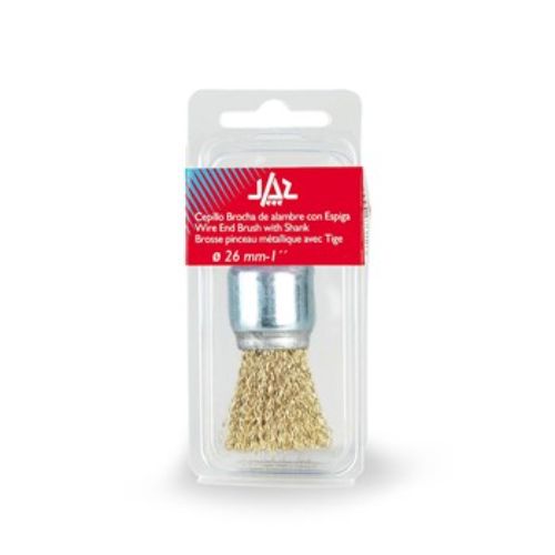 Jaz End Brush 26mm x 30mm x 0.3mm - 6mm Shank - Stainless Steel Loose BRUE-2600S