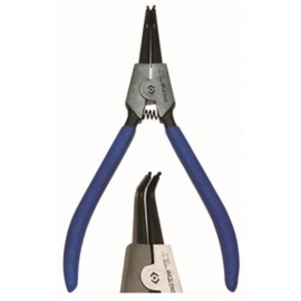 KING TONY 170MM EXT CIRCLIP PLIER ANGLE