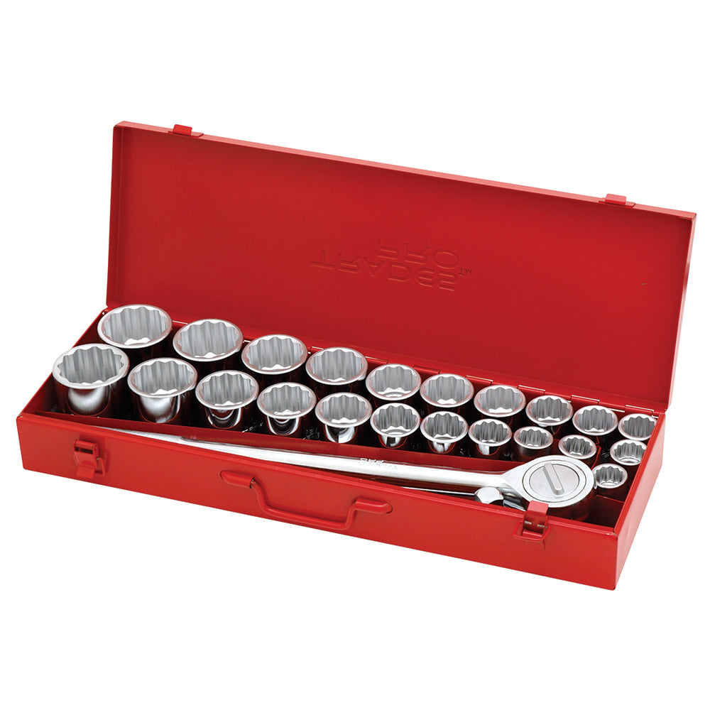 Trades Pro Socket Set 3/4In Dr 27Pc