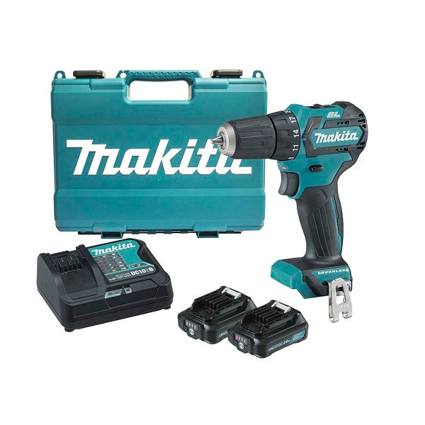 MAKITA 12V CXT B/L DRIVER DRILL KIT 2.0AH