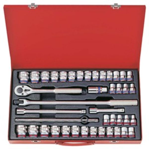 KING TONY 42pc 6pt 1/2DR CMB socket ST 4779