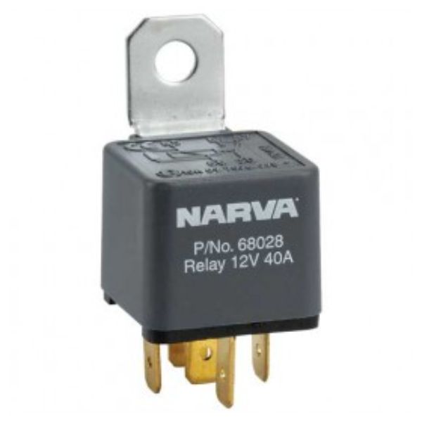 NARVA RELAY 12V 5PIN 40A DIODE