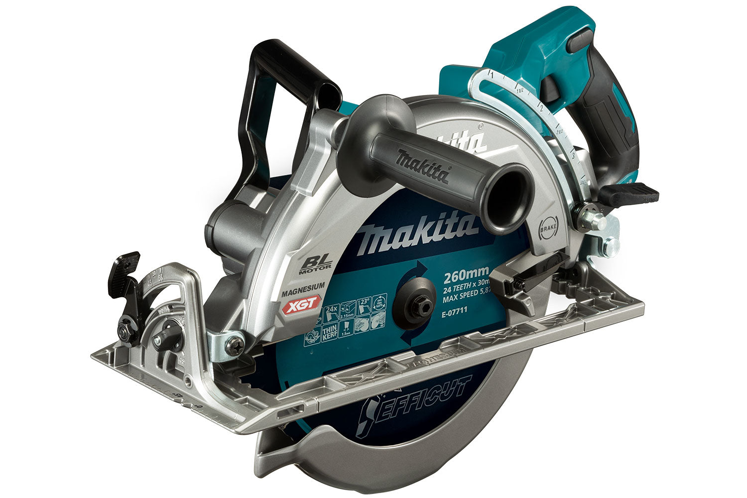 Makita XGT 260mm CIRC SAW-Rear