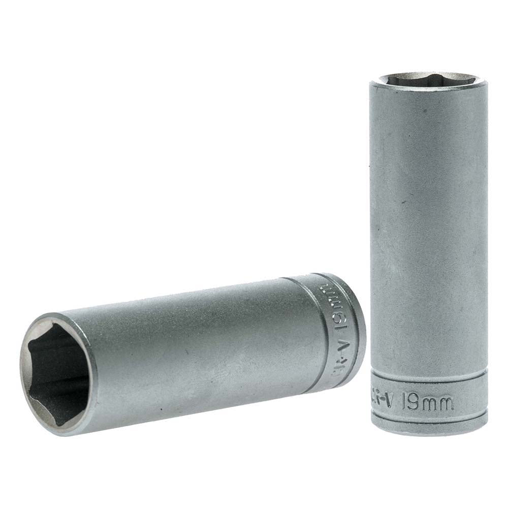 Teng 1/2in Dr. Deep Socket 19mm 6Pnt