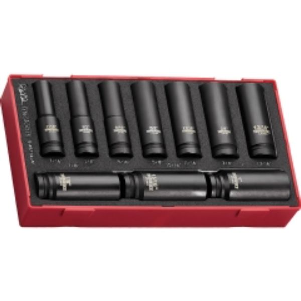 Teng 14pc 1/2in Dr. AF Deep Impact Socket Set 6-Pnt EVA