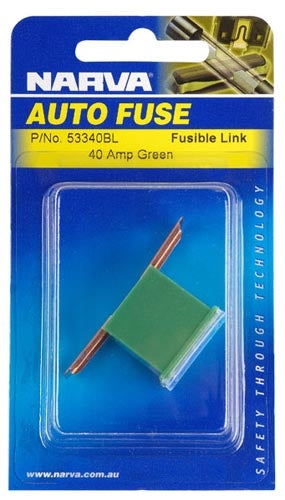 NARVA FUSE LINK L SHORT 40A GREEN