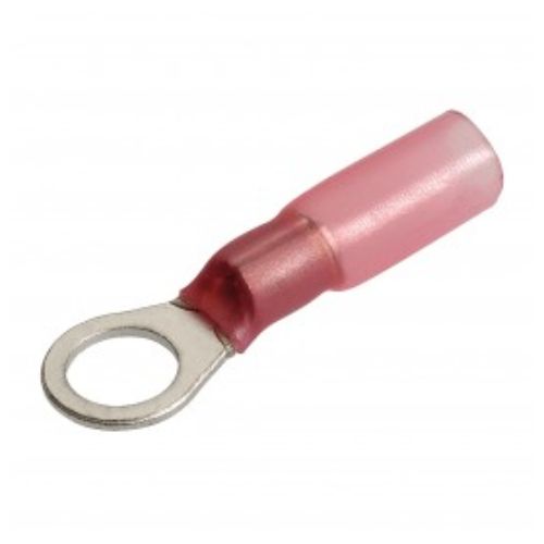 H/SHRINK RING TERMINAL RED 5MM PK20