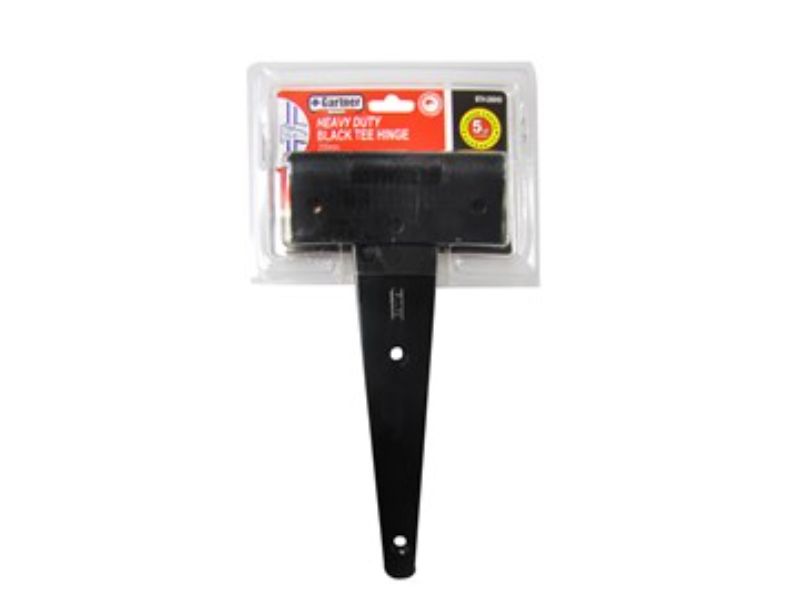 GARTNER 200 MM BLACK HEAVY T-HINGE DP2 BTH-200HD