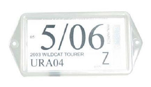 WILDCAT TRAILER REGISTRATION STICKER HOLDER