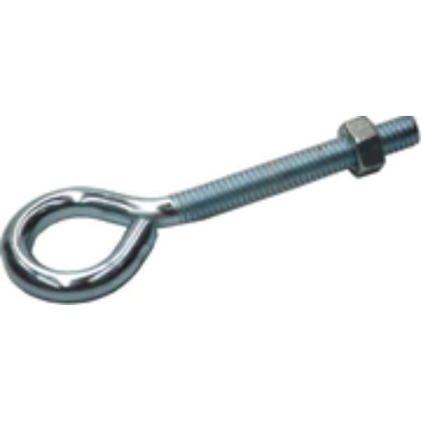 Bolts Eye With Nut Zinc Plated 514 6A 5 X 3/8In 5 Ea